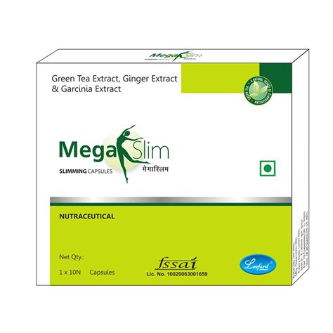 Megaslim Slimming Capsules Enriched with Green Tea Extract, .